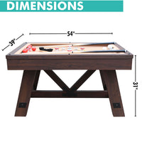 Baddah Bing 54" Espresso Bumper Pool Table