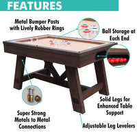 Baddah Bing 54" Espresso Bumper Pool Table
