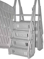 Vinyl Works 24" Gated Entry Above Ground Pool Ladder, Taupe | AF-T