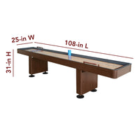 Challenger 9' Deluxe Pub Style Shuffleboard Table