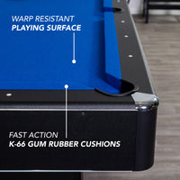 Hustler 7' or 8' Billiards Pool Table