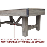 Logan 7-ft 3-in-1 Multi Game Dining Table w/ Benches and Ping Pong
