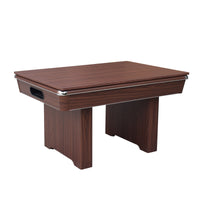 Renegade II 54" Bumper Pool Table - Walnut Finish with Red Felt