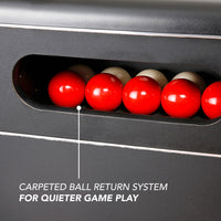 Renegade II 54" Bumper Pool Table - Walnut Finish with Red Felt