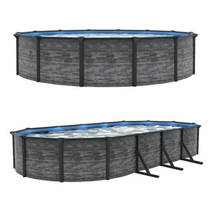 Marbella 52" Steel Wall Above Ground Pool Kit plus Starter Package