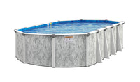 Ocean Current 54" Tall Resin Above Ground Pool Kit plus Starter Package