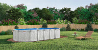 Ocean Current 54" Tall Resin Above Ground Pool Kit plus Starter Package