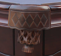 Charles River 8' Slate Pool Table w/ Leather Drop Pockets