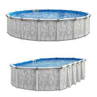 Ocean Current 54" Tall Resin Above Ground Pool Kit plus Starter Package