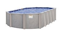 Rio Grande 52" or 54" Tall Steel Above Ground Pool Kit plus Starter Package