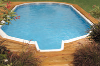 Rio Grande 52" or 54" Tall Steel Above Ground Pool Kit W/ Step plus Starter Package