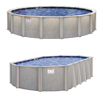 Rio Grande 52" or 54" Tall Steel Above Ground Pool Kit plus Starter Package