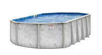 Caspian 48", 52" or 54" Tall Steel Above Ground Pool Kit plus Starter Package