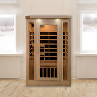 Sonoma 2 Person Hemlock FAR Infrared Sauna with Bluetooth Stereo