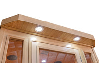 Sonoma 2 Person Hemlock FAR Infrared Sauna with Bluetooth Stereo