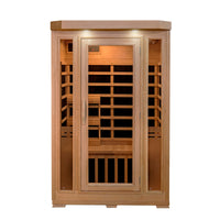 Sonoma 2 Person Hemlock FAR Infrared Sauna with Bluetooth Stereo