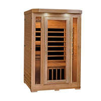 Sonoma 2 Person Hemlock FAR Infrared Sauna with Bluetooth Stereo