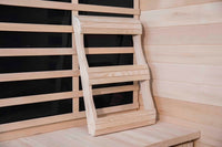 Sonoma 4 Person Hemlock FAR Infrared Corner Sauna with Bluetooth Stereo