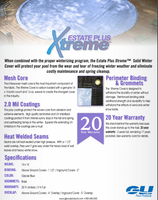 GLI Estate Plus Xtreme Above Ground Swimming Pool Winter Covers