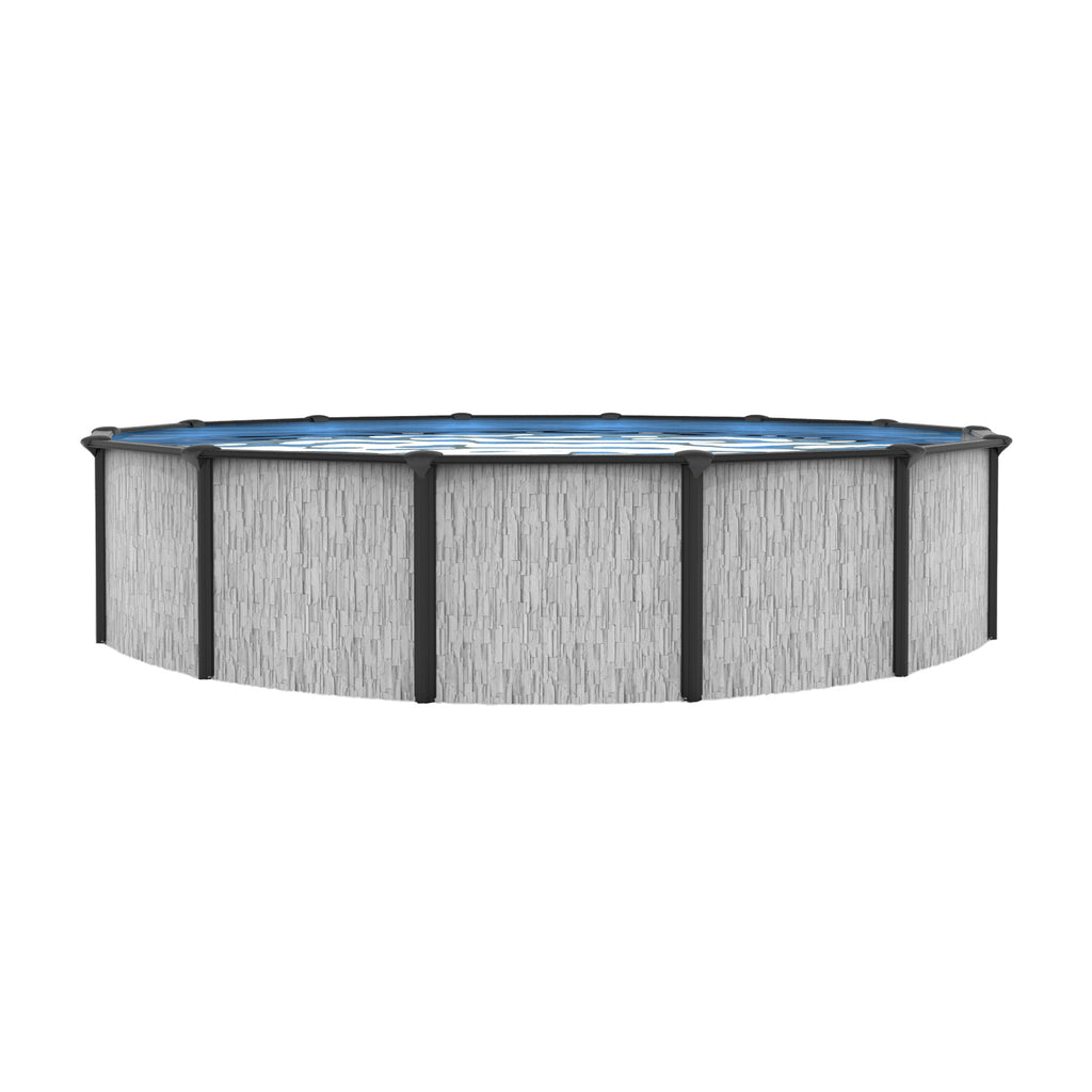 Sevilla 52" Steel Wall Hard Sided Above Ground Pool Package Plus Starter Kit