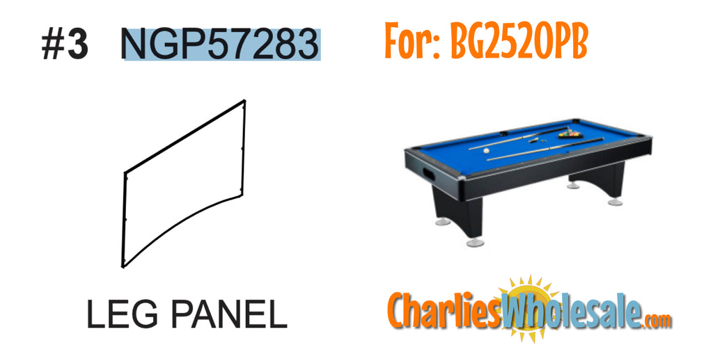 Replacement Part NGP57283 Leg Panel