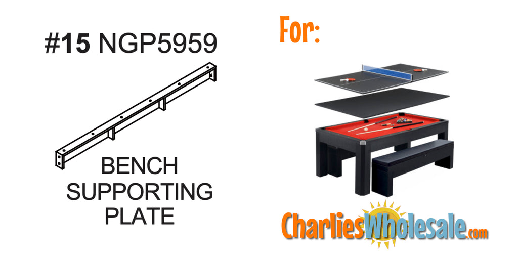 Replacement Part NGP5959 Bench Supporting Plate