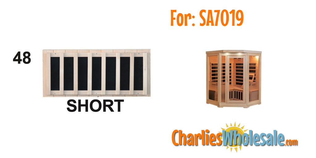 Replacement Part SAP7128 Short Bench Support Heater Panel
