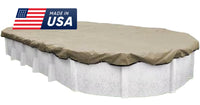 18' x 38' Oval Above Ground Swimming Pool Tarp Winter Cover