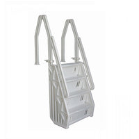 Vinyl Works Deluxe 32 Inch In-Pool Step for Above Ground Pools in White