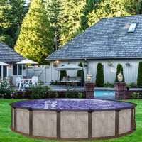 Lagoon Luxe 52" Tall Steel Above Ground Pool Kit plus Starter Package