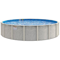 Marsh Majesty Salt-Friendly 52" Tall Resin Above Ground Pool Kit plus Starter Package