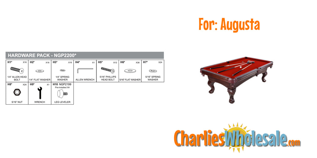 Replacement Part NGP2200 Hardware Pack