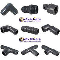 Spears Schedule 40 Gray PVC Pool Plumbing Tube Fittings Tee / Ell / Coupling