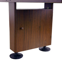 Challenger 14' Deluxe Pub Style Shuffleboard Table - Walnut Finish