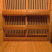 Yukon 2 Person Cedar Deluxe Infrared Sauna with 6 Carbon Heaters
