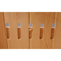 Yukon 2 Person Cedar Deluxe Infrared Sauna with 6 Carbon Heaters