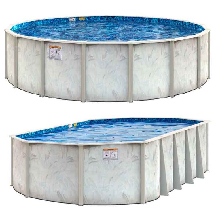 Caspian 48", 52" or 54" Tall Steel Above Ground Pool Kit plus Starter Package
