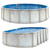 Caspian 48", 52" or 54" Tall Steel Above Ground Pool Kit plus Starter Package