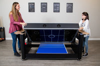 Triple Threat 6' 3-in-1 Combo Game Table w/ Billiards, Ping Pong and Air Hockey