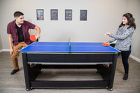 Triple Threat 6' 3-in-1 Combo Game Table w/ Billiards, Ping Pong and Air Hockey