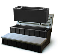 Confer Plastics 36" Spa Steps with Convenient Large Storage Compartment