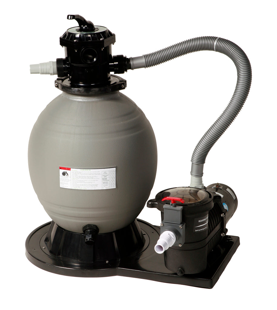 TidalWave 1 HP Pump and Sandman Filter Tank System for Above Ground Swimming Pools