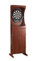 Outlaw Dart Board Cabinet with Official Electronic Scoring Soft Tip Darts Game