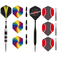 Hathaway Games & Sports Tempest or Widow Maker Steel Tip Dart Set of 3 Darts
