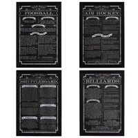 Game Rules Wall Art
