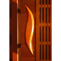 Klondike 4 Person Cedar Infrared Sauna Room with 9 Carbon Heaters