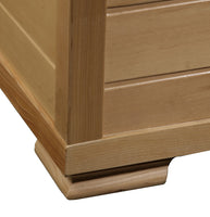 Sante Fe 3 Person Hemlock Corner Infrared Sauna with 7 Carbon Heaters