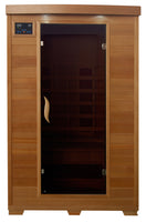 Sahara 2 Person Hemlock FAR Infrared Sauna Room with 5 Ceramic Heaters