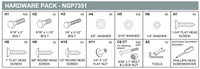 Replacement Part NGP7351 Hardware Pack