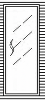 Replacement Part SAP2457 Glass Door
